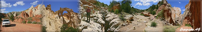 Eindrücke von der Cottonwood Canyon Road