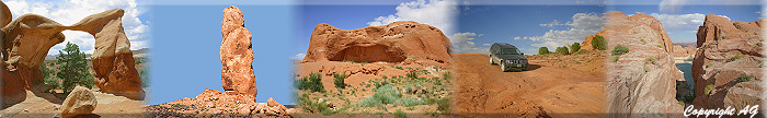 Bilder der Hole in the Rock Road